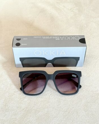 Okkia Roma Occhiali Unisex Linea Squadrata Nero