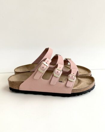 Birkenstock Florida Fresh Donna In Nabuck Soft Pink